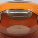 luigi colani plexiglass orange ufo space age pendant chandelier, 1970