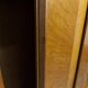 1950 wardrobe with compass legs, sliding doors, and a new top.