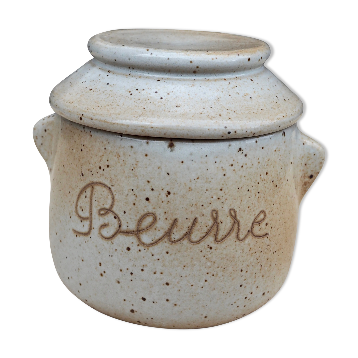Pot à beurre en grès