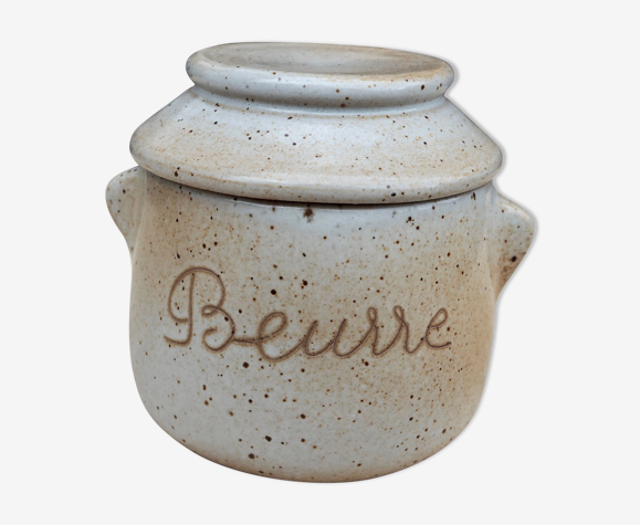 Pot à beurre en grès