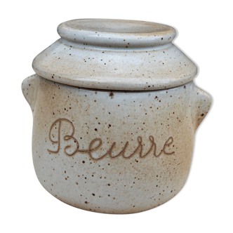 Pot à beurre en grès
