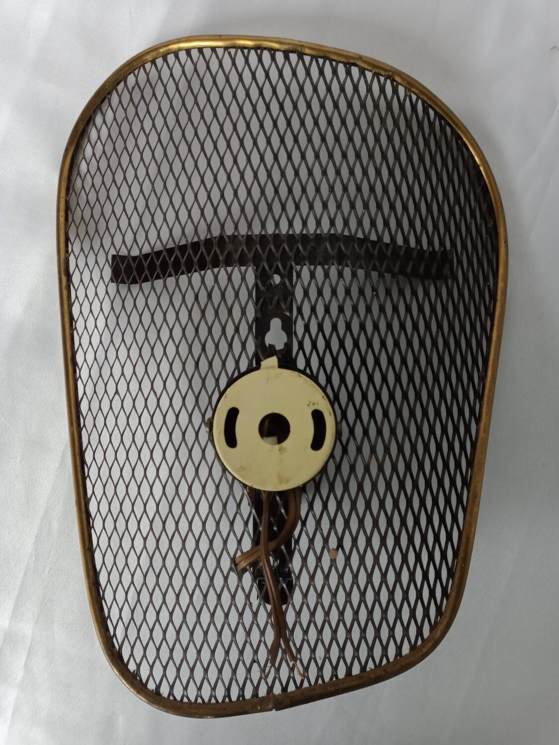 50s wall lights in expanded metal