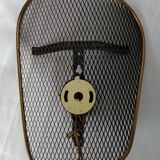 50s wall lights in expanded metal