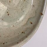 Flat center table in pyrity sandstone swirl Rémi Bonhert 1970 La Borne