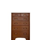 Maple stamped chest of drawers