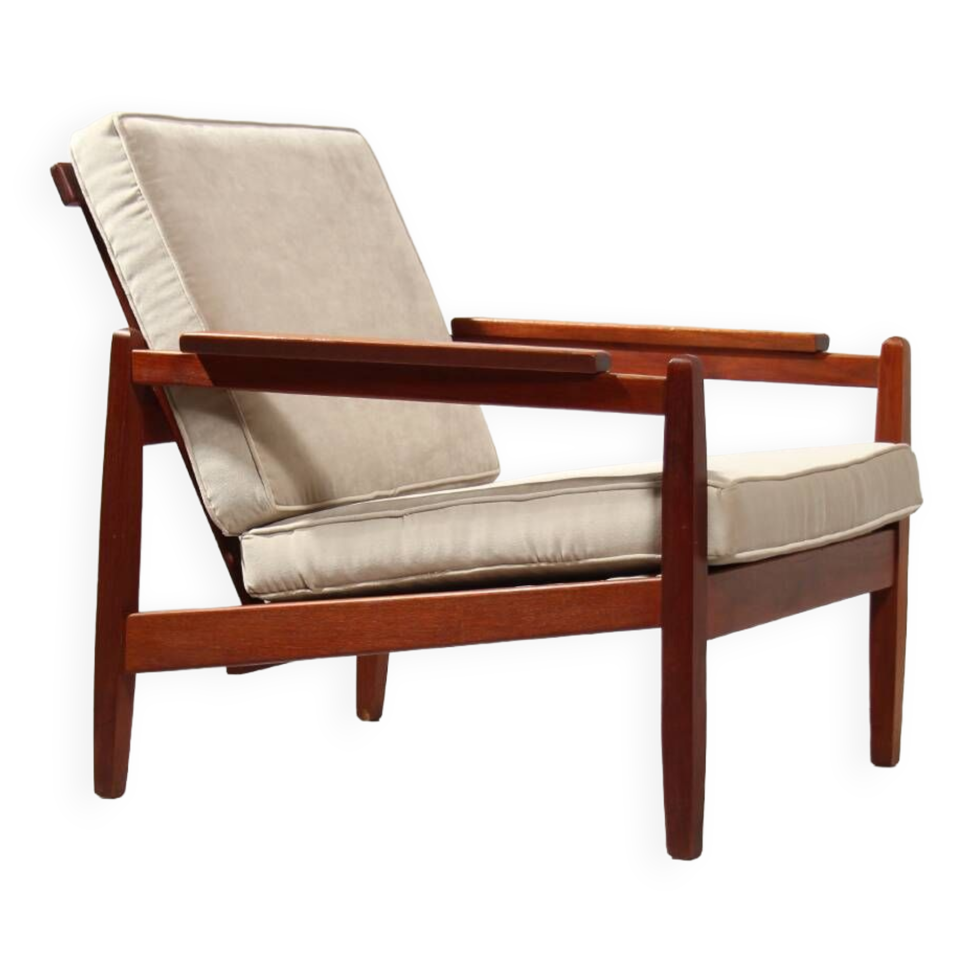 Vintage Scandinavian teak armchair