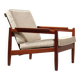 Vintage Scandinavian teak armchair