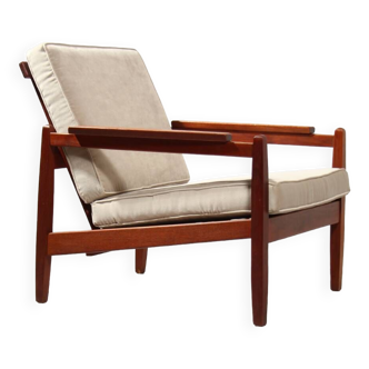 Vintage Scandinavian teak armchair