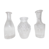 3 vases soliflores