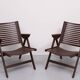Chaises pliantes vintage Rex multiplex Niko Kralj, Joegoslavië 1950