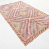 6x10 Scandinavian Vintage Kilim Rug, 200x312Cm