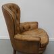 Vintage Dutch Club Chair in Cognac Colored Leather