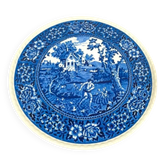 Large round cake plate Villeroy and Boch Rusticana blue