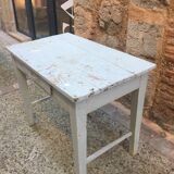 Small wooden farmhouse table
