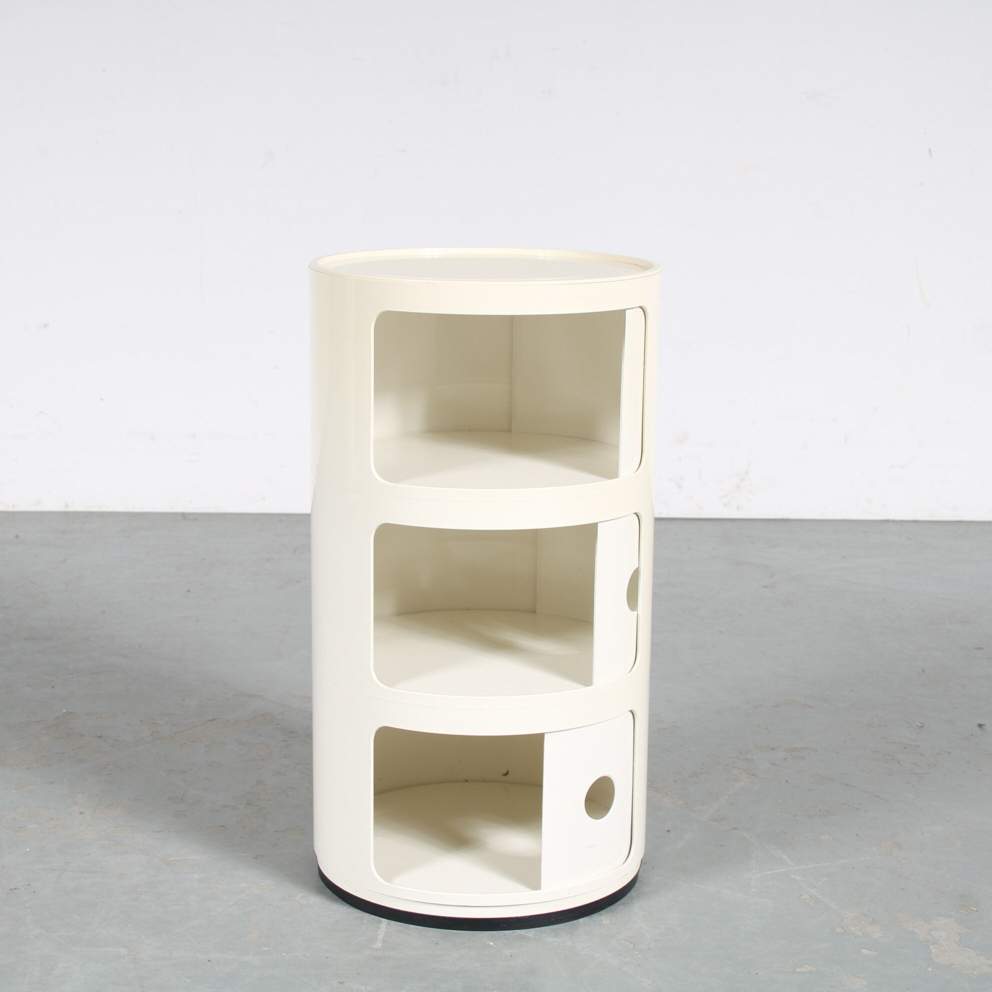 Table de chevet des années 1980 par Anna Castelli Ferrieri pour Kartell, Italie