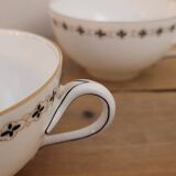 5 fine porcelain cups