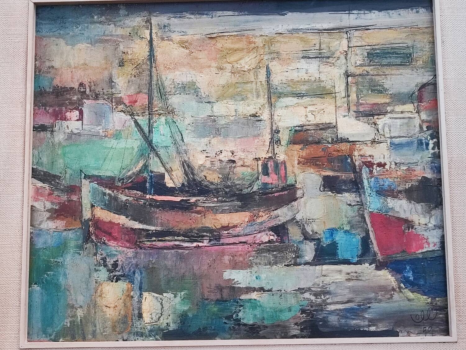Peinture à l'huile d'Albert Coll