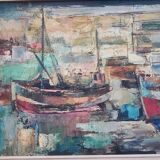 Peinture à l'huile d'Albert Coll