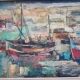 Peinture à l'huile d'Albert Coll