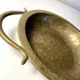 Plateau en laiton antique