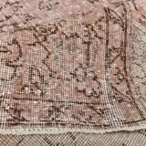Pink & Brown Large Vintage Rug, 213x325Cm