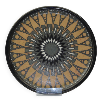 Large stoneware dish HB Quimper Odetta