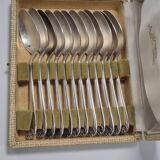 Small silver-plated metal spoons
