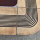 Ceramic coffee table signed Roger Capron and wood, Mambo model of the 1970s