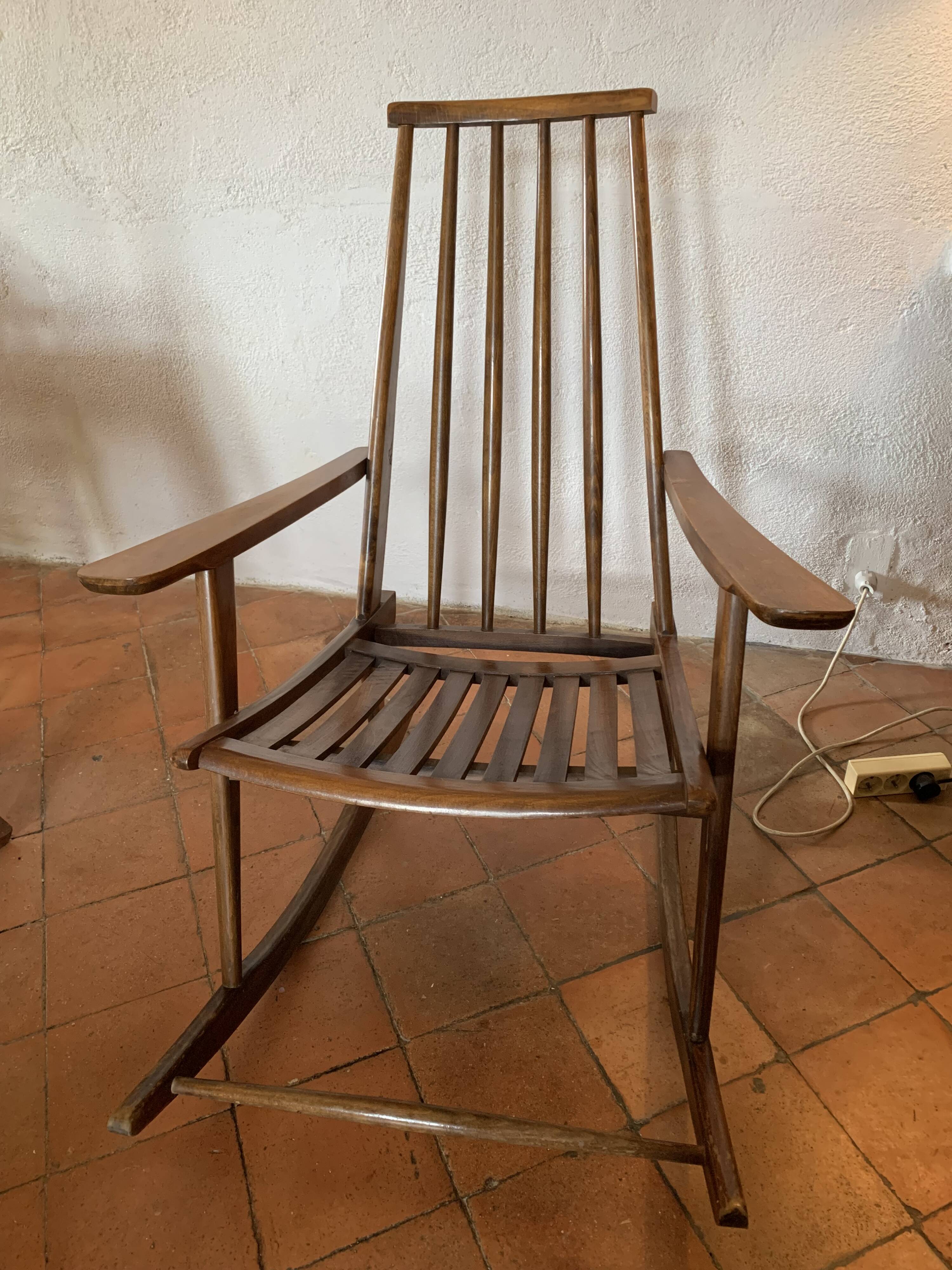 Scandinavian rocking-chair
