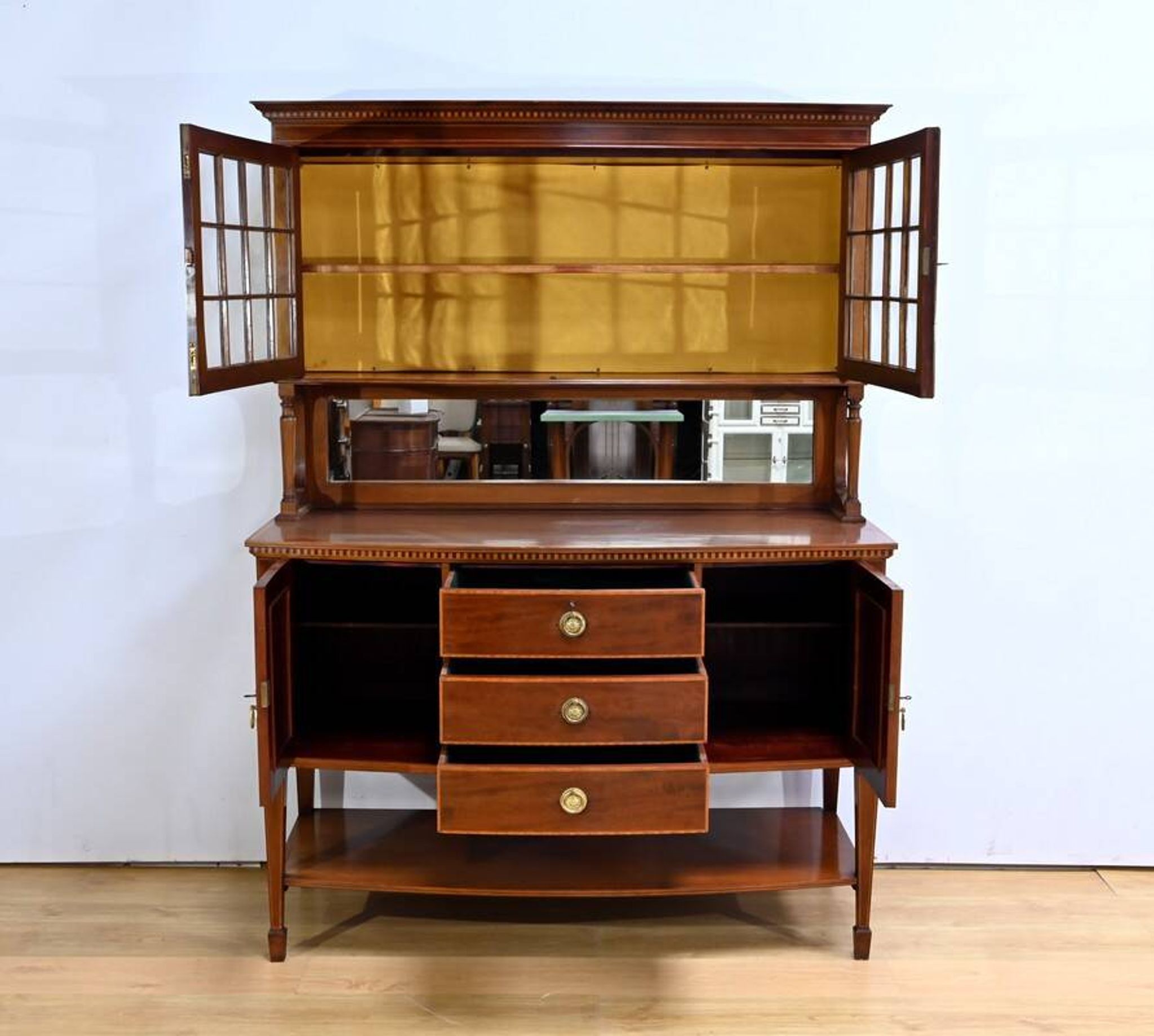 Two-body mahogany buffet - 1920