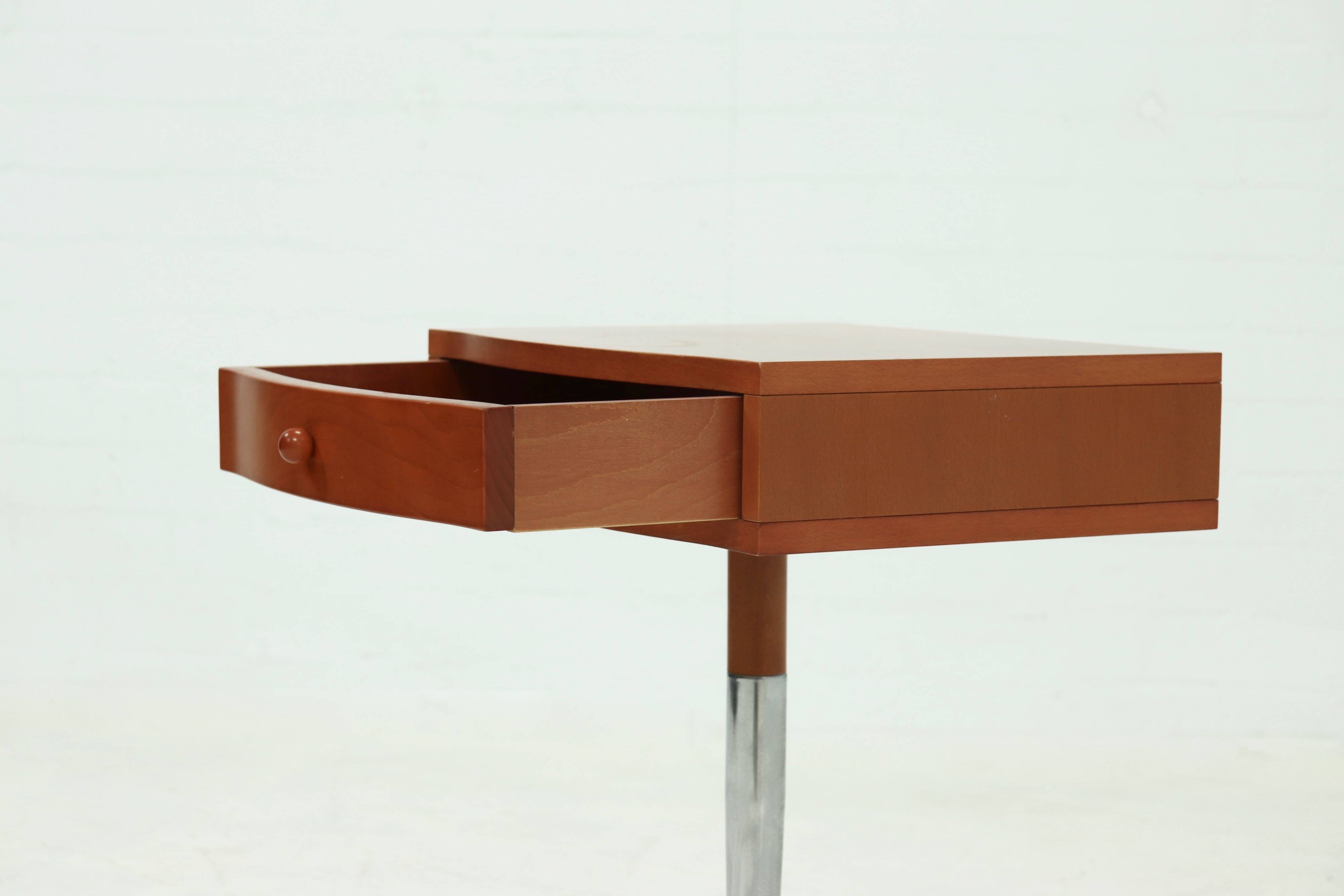 Post Modern Swivel Side Table 1990s