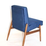 Ensemble de fauteuils en velours bleu
