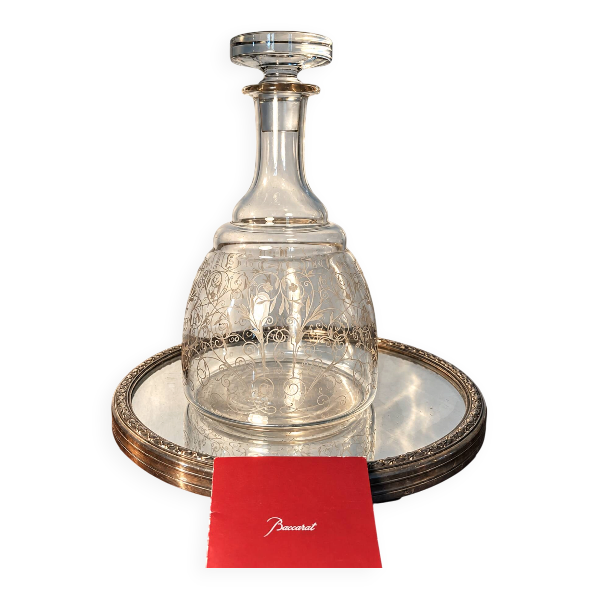 Carafe Baccarat signée