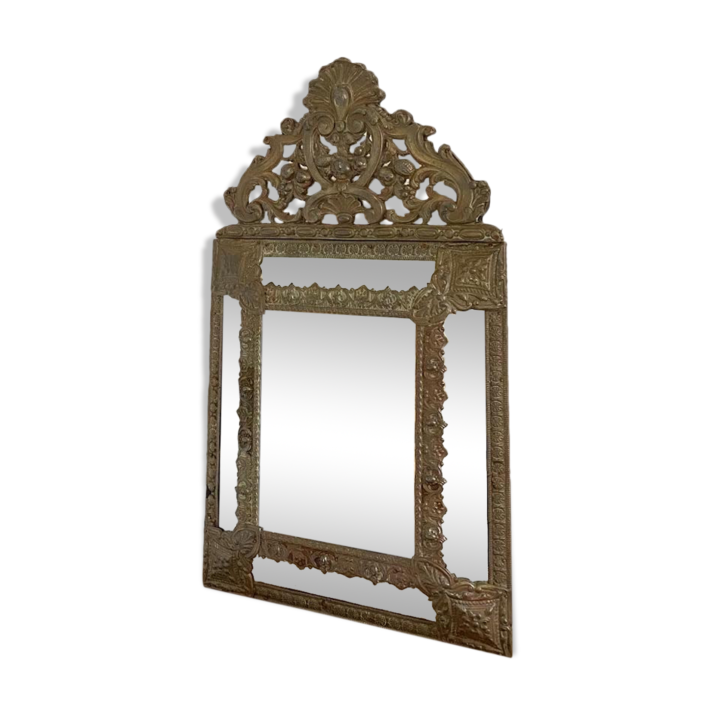 Miroir Napoléon III à pare-closes - 61x34cm