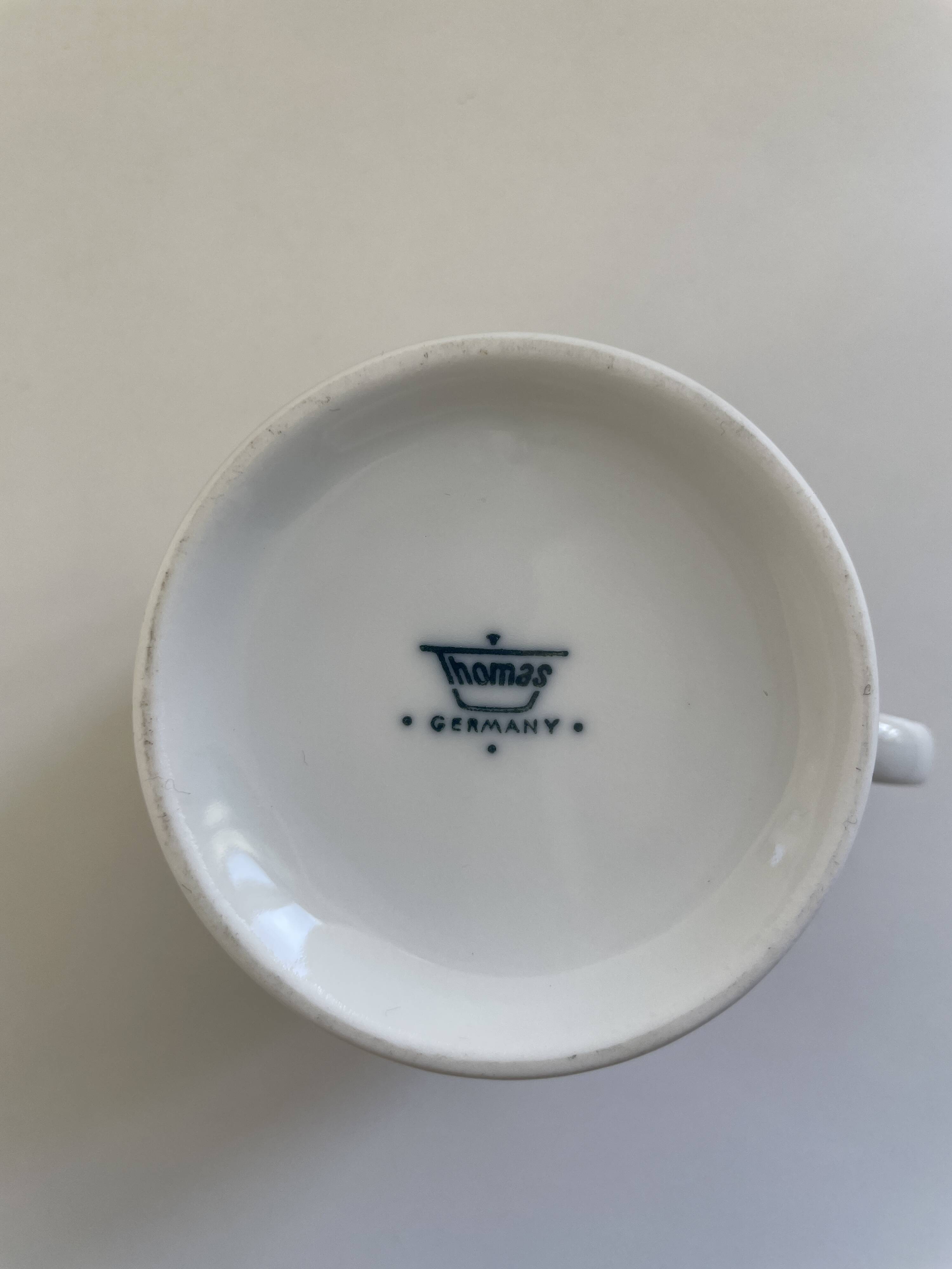 Medaillon Onyx tea set by Theo Baumann and Richard Scharrer for Thomas