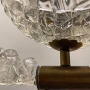 Barovier Murano Glass Pendant Light, Italy, 1940s