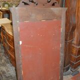 Gilded patinated oak mirror - 144x81cm