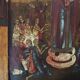 19th Century Traditional Religious oak Icon Mother of God Joy of All Who So