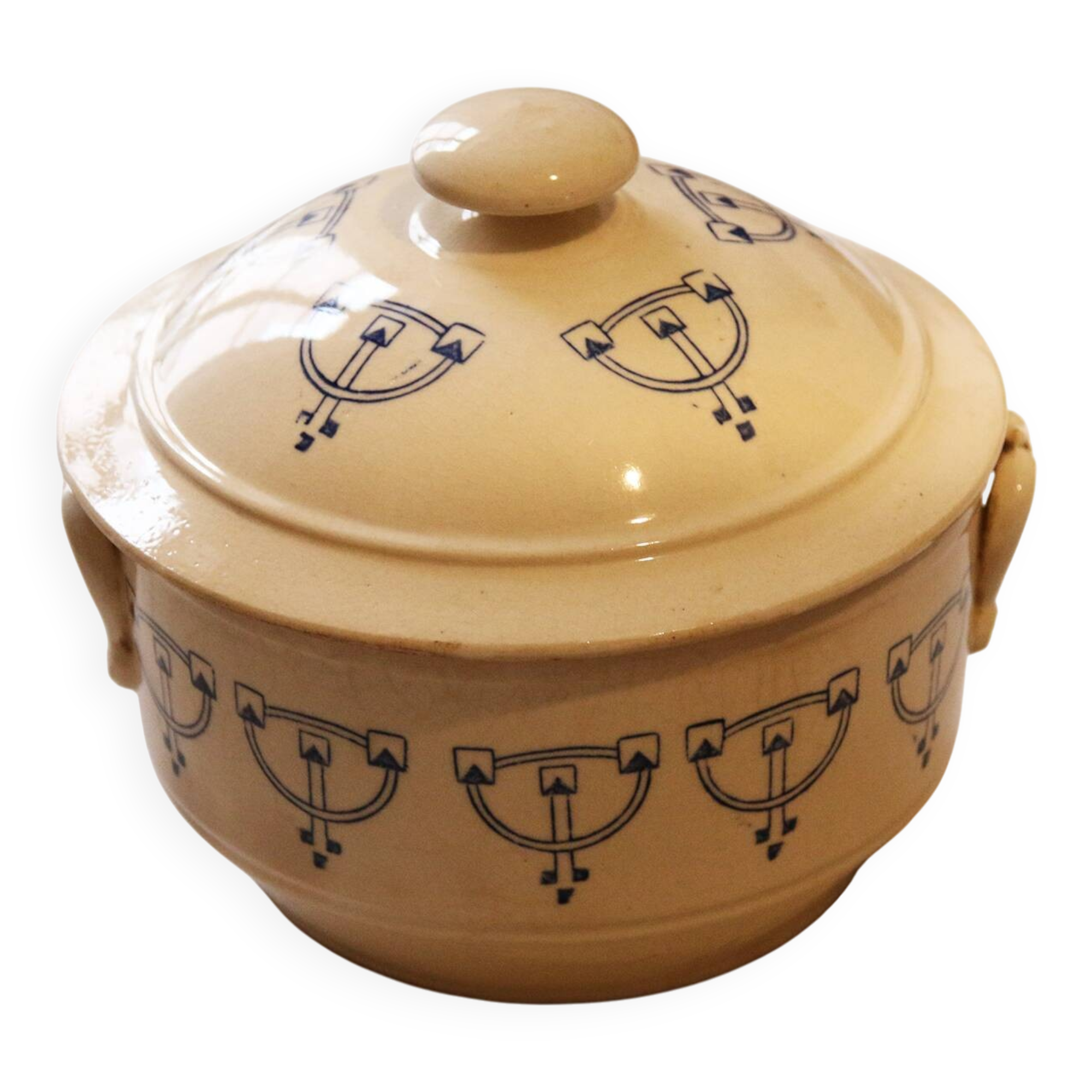 Vegetable soup tureen Saint-UZE Art Deco patterns