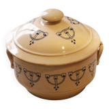 Vegetable soup tureen Saint-UZE Art Deco patterns