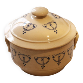 Vegetable soup tureen Saint-UZE Art Deco patterns