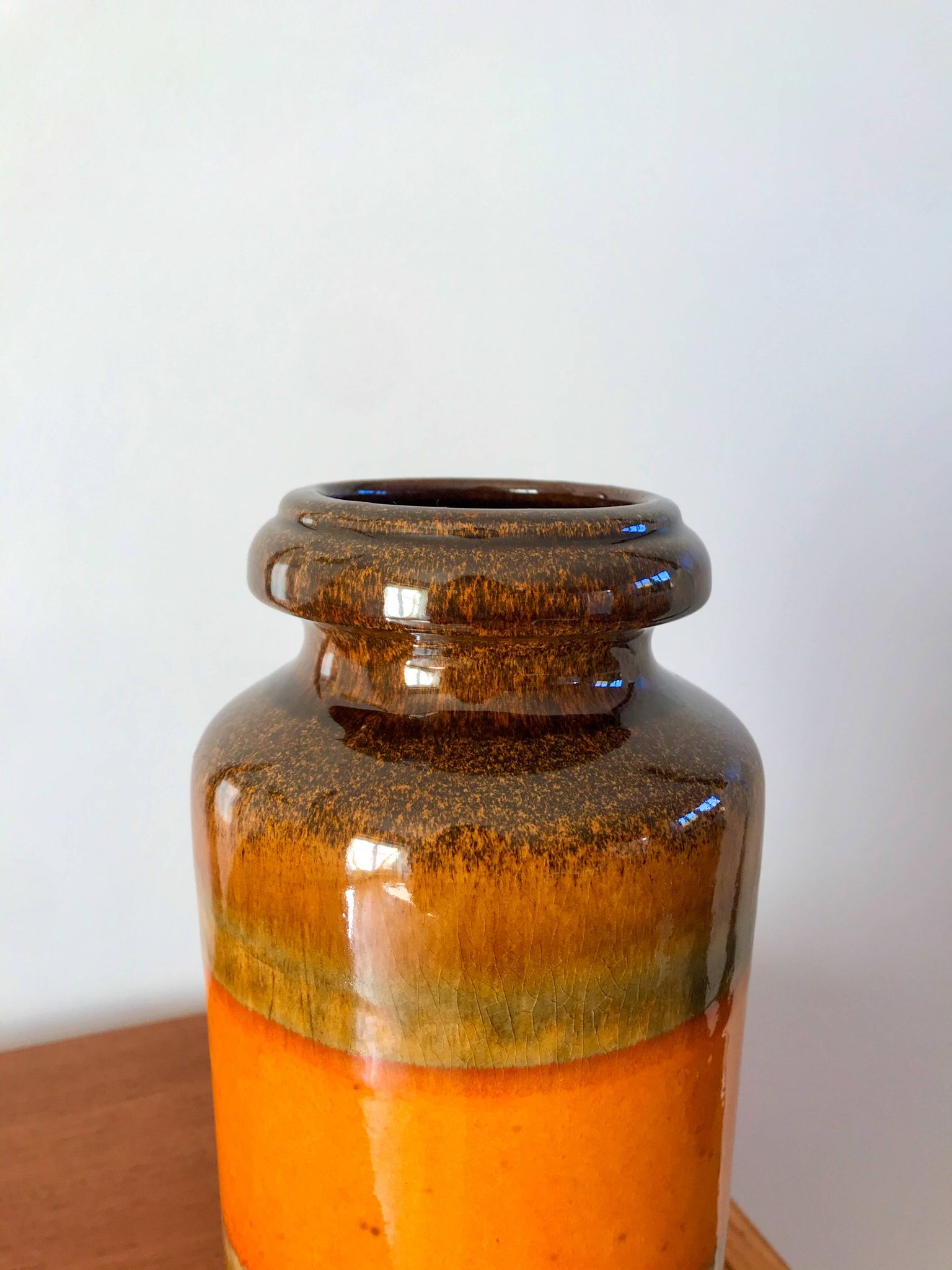 grand vase en céramique West Germany