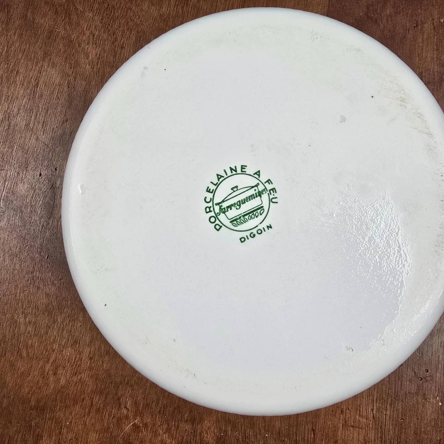 Old porcelain plate from Sarreguemines Digoin – Hunting decoration