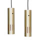 Pair of pendant lights "Trombone" by Jo Hammerborg for Fog & Mørup. Denmark 1960s