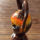 Vallauris ceramic soliflore vase H 37 cm