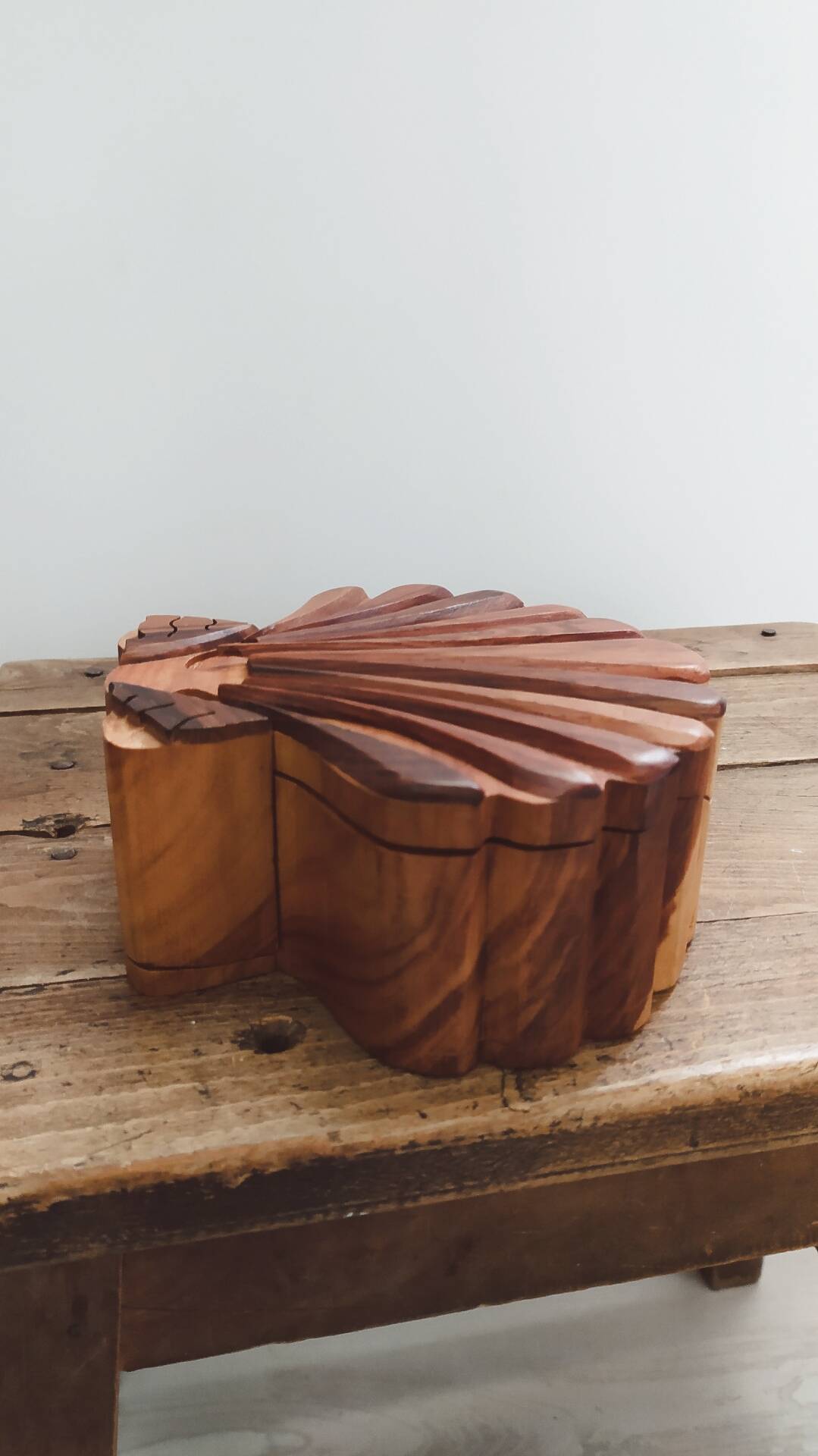 Coffret, boîte à bijoux en bois 