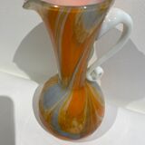 Shady glass pitcher 60s/70s