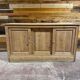 Old haberdashery counter in pitch pine - Restored & Sandblasted