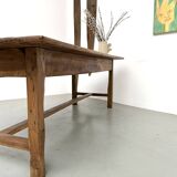 French farmhouse table in solid walnut, circa 1920