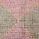 3x10 Orange Brown Handmade Wool Vintage Runner Rug, 103x323Cm SK 18245